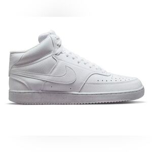 Nike White High-Top Court Sneakers Kids